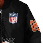custom cincinnati bengals claw scratch black bomber jacket best selling