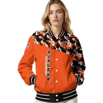 custom cincinnati bengals freedom claw orange varsity jacket best selling