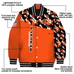 custom cincinnati bengals freedom claw orange varsity jacket best selling