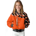 custom cincinnati bengals freedom claw orange varsity jacket best selling
