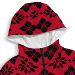 custom cincinnati reds geometric blossom red windbreaker jacket best selling