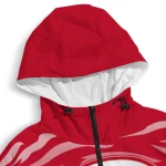 custom cincinnati reds pattern layers red windbreaker jacket best selling