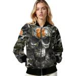 custom clemson tigers camouflage skull camouflage bomber jacket best selling
