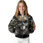 custom clemson tigers camouflage skull camouflage bomber jacket best selling