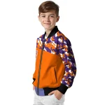 custom clemson tigers camouflage splash orange bomber jacket best selling