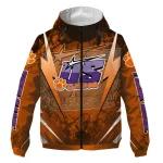 custom clemson tigers us rock star orange windbreaker jacket best selling