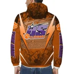 custom clemson tigers us rock star orange windbreaker jacket best selling