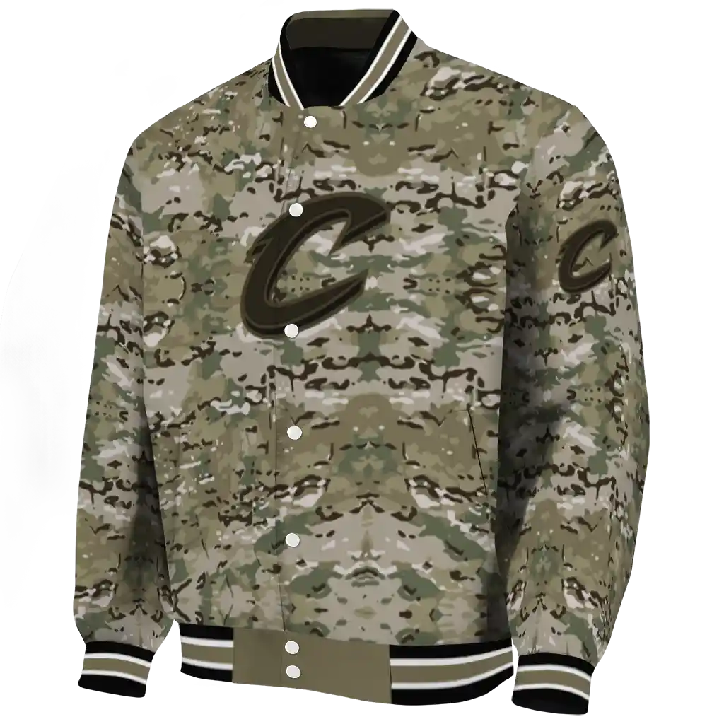 custom cleveland cavaliers camouflage abstract camouflage varsity jacket best selling custom cleveland cavaliers camouflage abstract camouflage varsity jacket best selling
