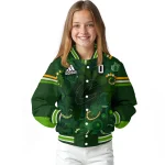 custom cleveland cavaliers shamrock vortex green varsity jacket best selling