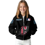 custom cleveland guardians claw fragment black bomber jacket best selling