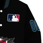 custom cleveland guardians claw fragment black varsity jacket best selling