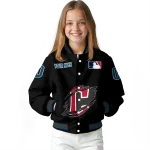 custom cleveland guardians claw fragment black varsity jacket best selling