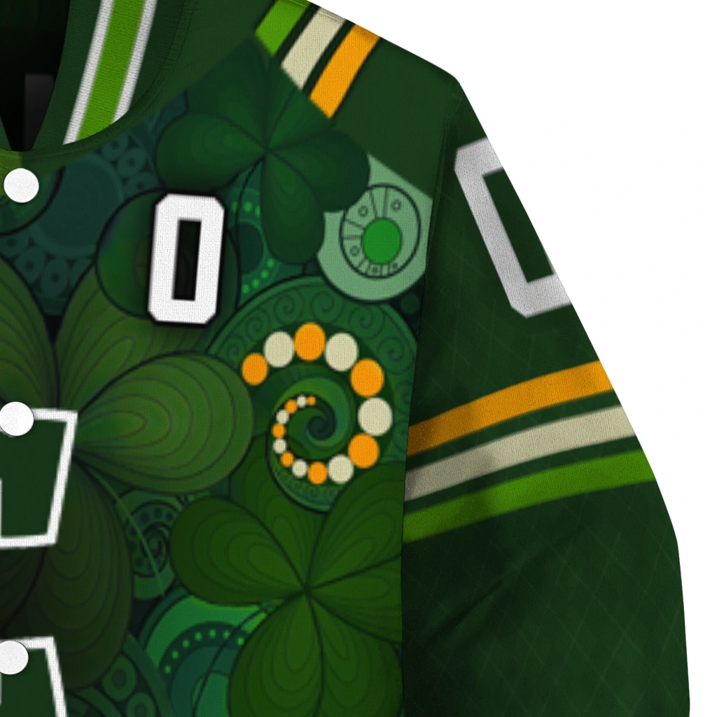 custom cleveland guardians shamrock vortex green varsity jacket premium grade custom cleveland guardians shamrock vortex green varsity jacket premium grade