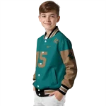 custom coastal carolina chanticleers team patch green varsity jacket best selling