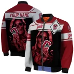 custom colgate raiders reaper hands maroon black bomber jacket best selling