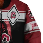 custom colgate raiders reaper hands maroon black bomber jacket best selling