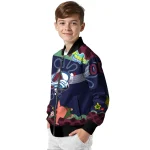 custom colorado avalanche spongebob playtime burgundy blue bomber jacket best selling