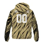custom colorado buffaloes abstract streaks gold windbreaker jacket best selling