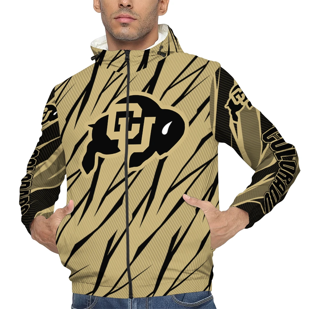 custom colorado buffaloes abstract streaks gold windbreaker jacket top rated custom colorado buffaloes abstract streaks gold windbreaker jacket top rated