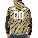 custom colorado buffaloes abstract streaks gold windbreaker jacket best selling