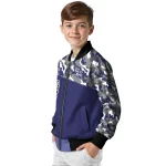 custom colorado rockies camouflage print blue bomber jacket best selling