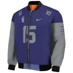 custom colorado rockies team patch blue bomber jacket best selling