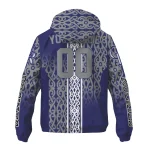 custom colorado rockies tribal swirls blue windbreaker jacket best selling