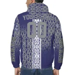 custom colorado rockies tribal swirls blue windbreaker jacket best selling