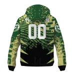 custom colorado state rams brick motion green black windbreaker jacket best selling