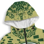 custom colorado state rams brick motion green black windbreaker jacket best selling