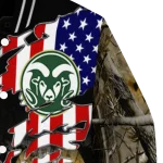 custom colorado state rams patriot deer camouflage varsity jacket best selling