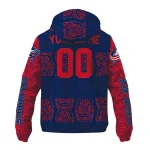 custom columbus blue jackets cat eyes navy blue windbreaker jacket best selling