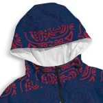 custom columbus blue jackets cat eyes navy blue windbreaker jacket best selling