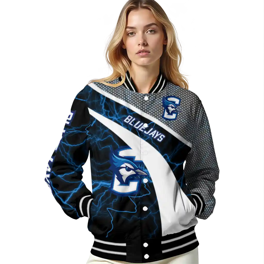 custom creighton bluejays electric flash blue varsity jacket latest model custom creighton bluejays electric flash blue varsity jacket latest model