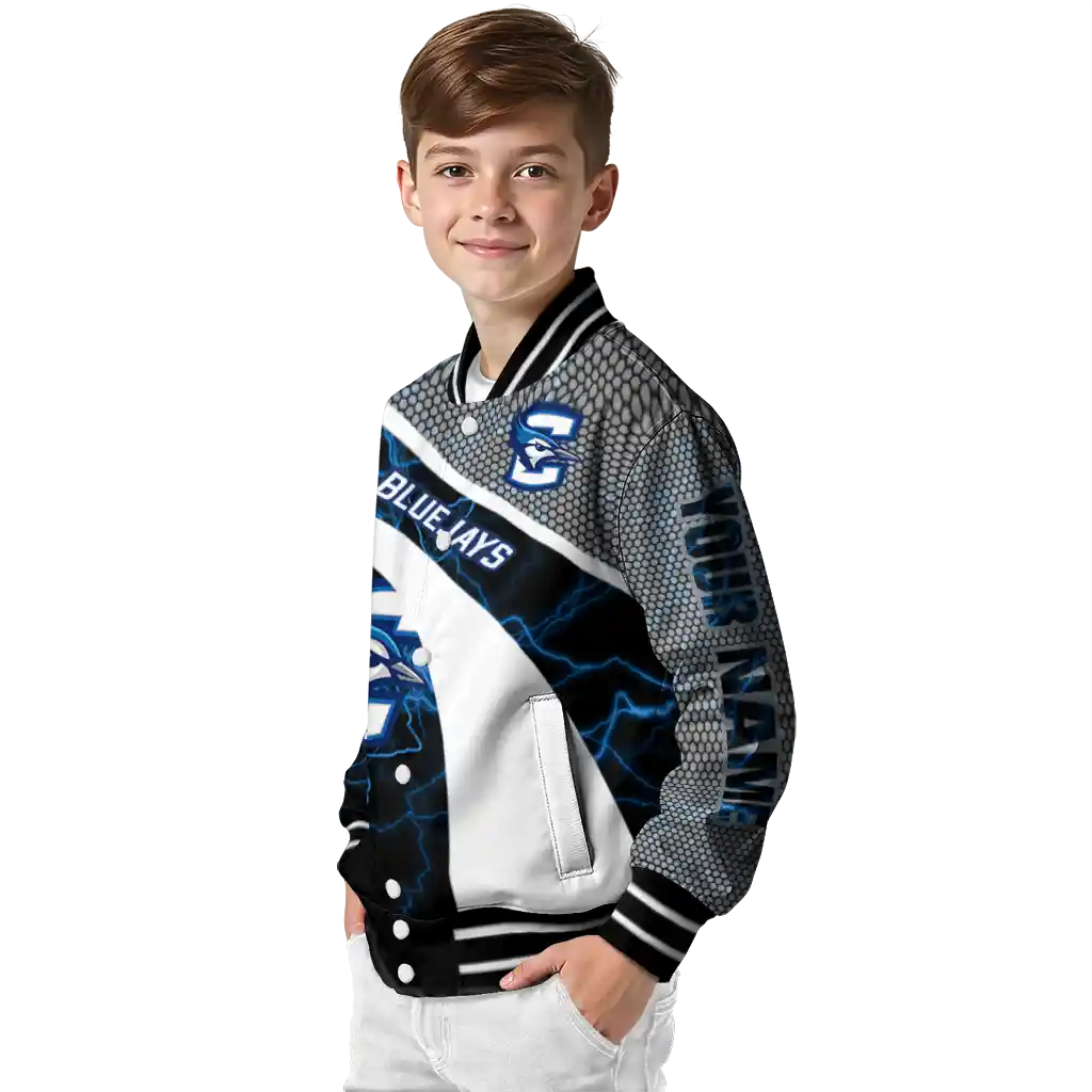 custom creighton bluejays electric flash blue varsity jacket trendy custom creighton bluejays electric flash blue varsity jacket trendy