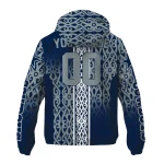custom dallas cowboys tribal swirls blue windbreaker jacket best selling