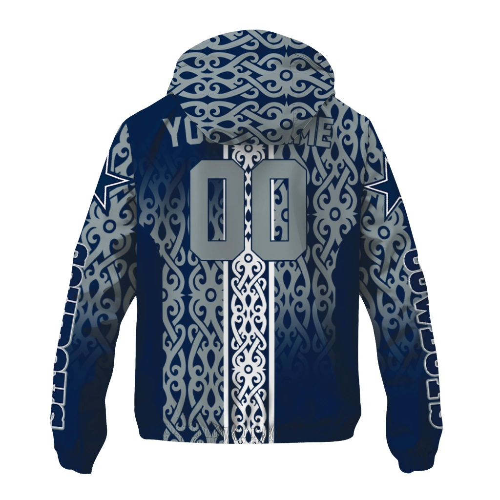 custom dallas cowboys tribal swirls blue windbreaker jacket fashion forward custom dallas cowboys tribal swirls blue windbreaker jacket fashion forward