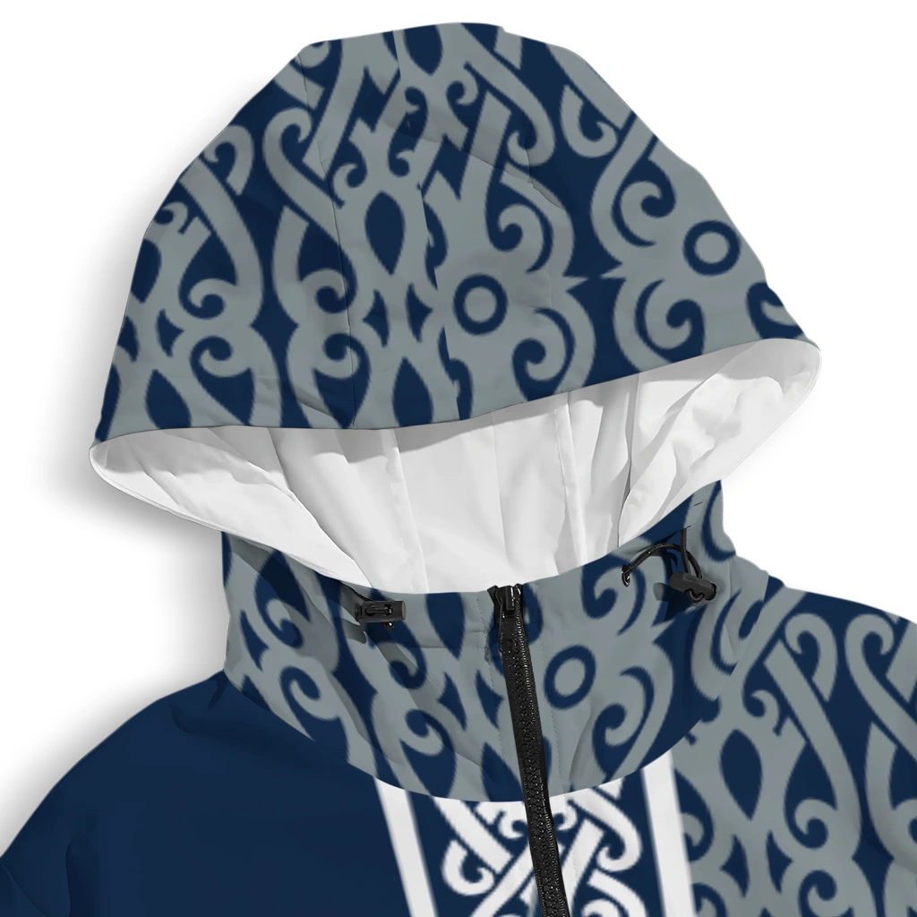 custom dallas cowboys tribal swirls blue windbreaker jacket premium grade custom dallas cowboys tribal swirls blue windbreaker jacket premium grade