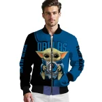 custom dallas mavericks adorable yoda blue black bomber jacket best selling