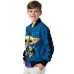 custom dallas mavericks adorable yoda blue black bomber jacket best selling