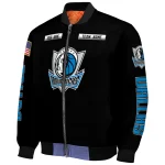 custom dallas mavericks american flag skull black bomber jacket best selling