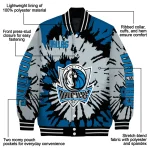 custom dallas mavericks burst splatter blue varsity jacket best selling