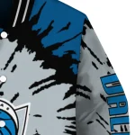 custom dallas mavericks burst splatter blue varsity jacket best selling