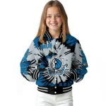 custom dallas mavericks burst splatter blue varsity jacket best selling