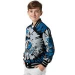 custom dallas mavericks burst splatter blue varsity jacket best selling