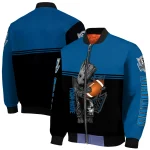 custom dallas mavericks groot football blue black bomber jacket best selling