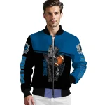custom dallas mavericks groot football blue black bomber jacket best selling