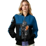 custom dallas mavericks groot football blue black bomber jacket best selling