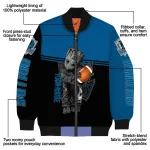 custom dallas mavericks groot football blue black bomber jacket best selling