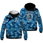 custom dallas mavericks shark art blue windbreaker jacket best selling